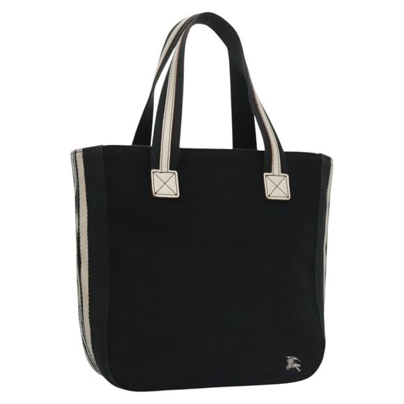 Burberry Tote Bag Canvas Black - Picture 1 of 16